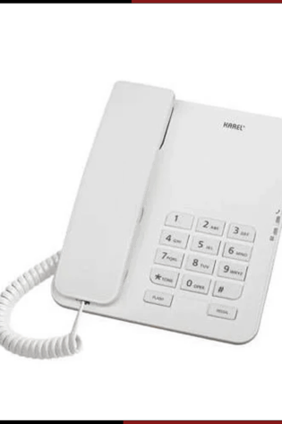 Karel TM140 Masa Telefonu Beyaz